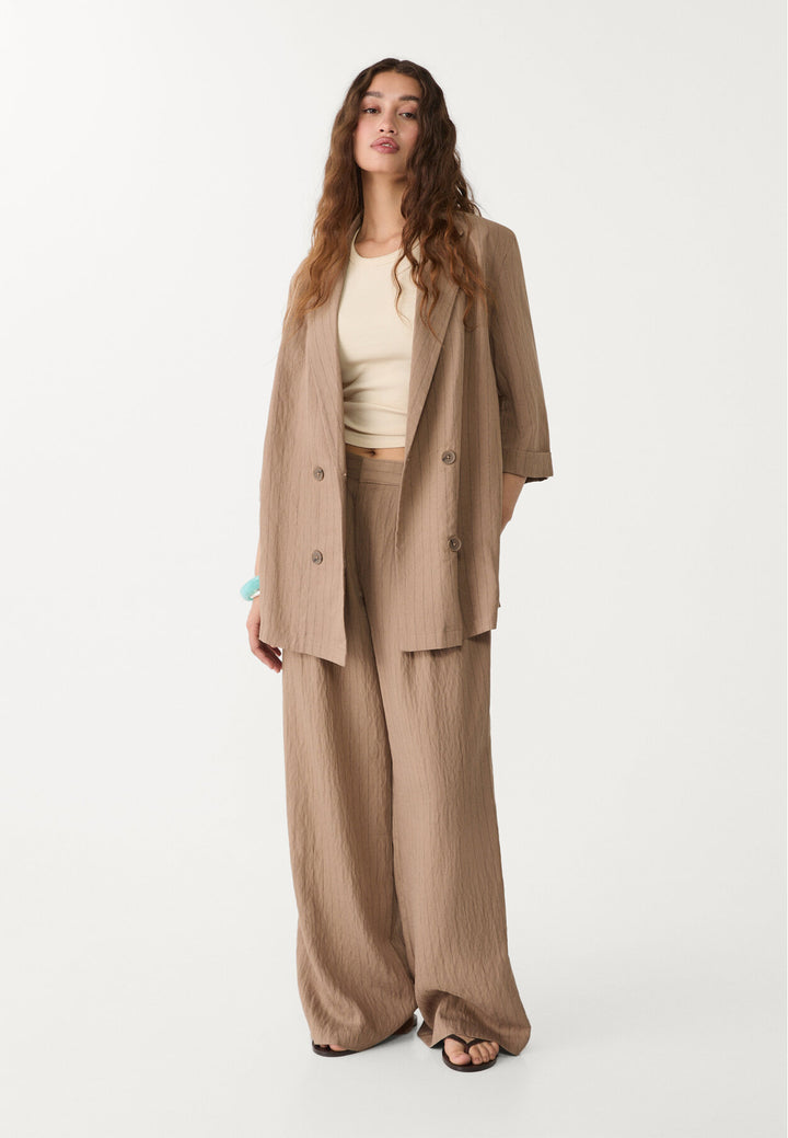 Veste Rustique Kimono - Rayures - Tunisie2