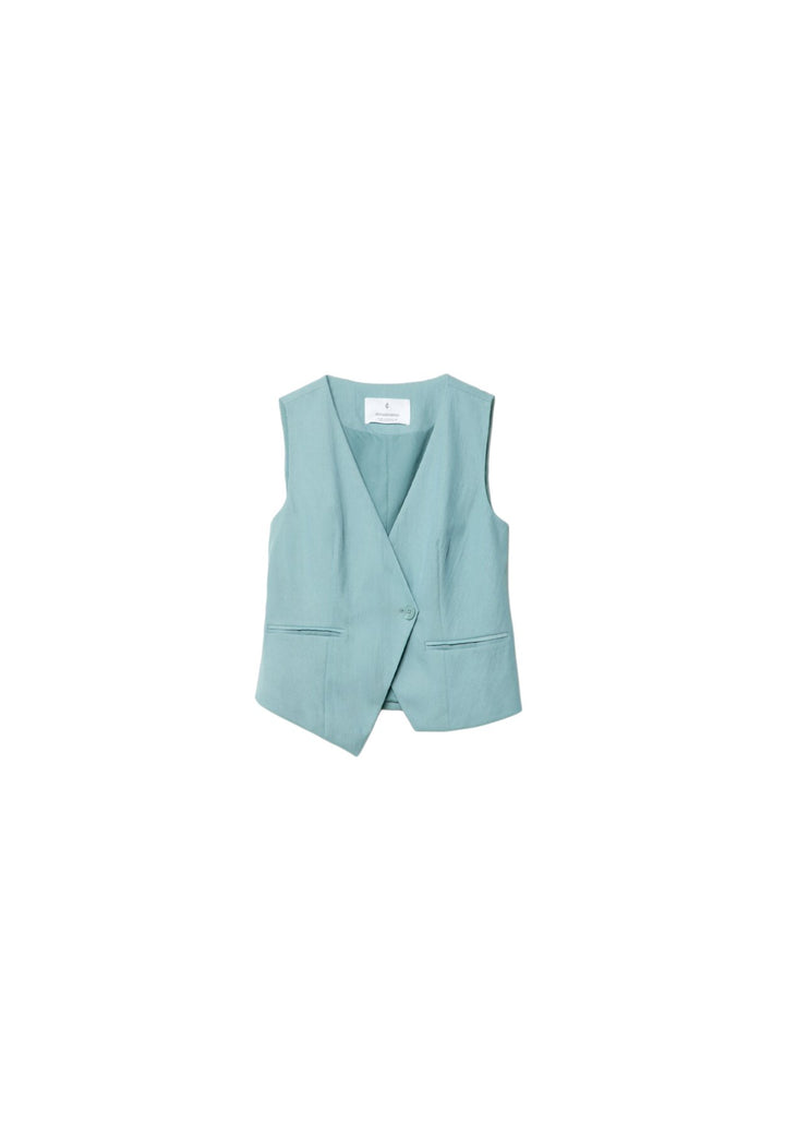 Gilet Court Froissé - Asymétrique - Tunisie1