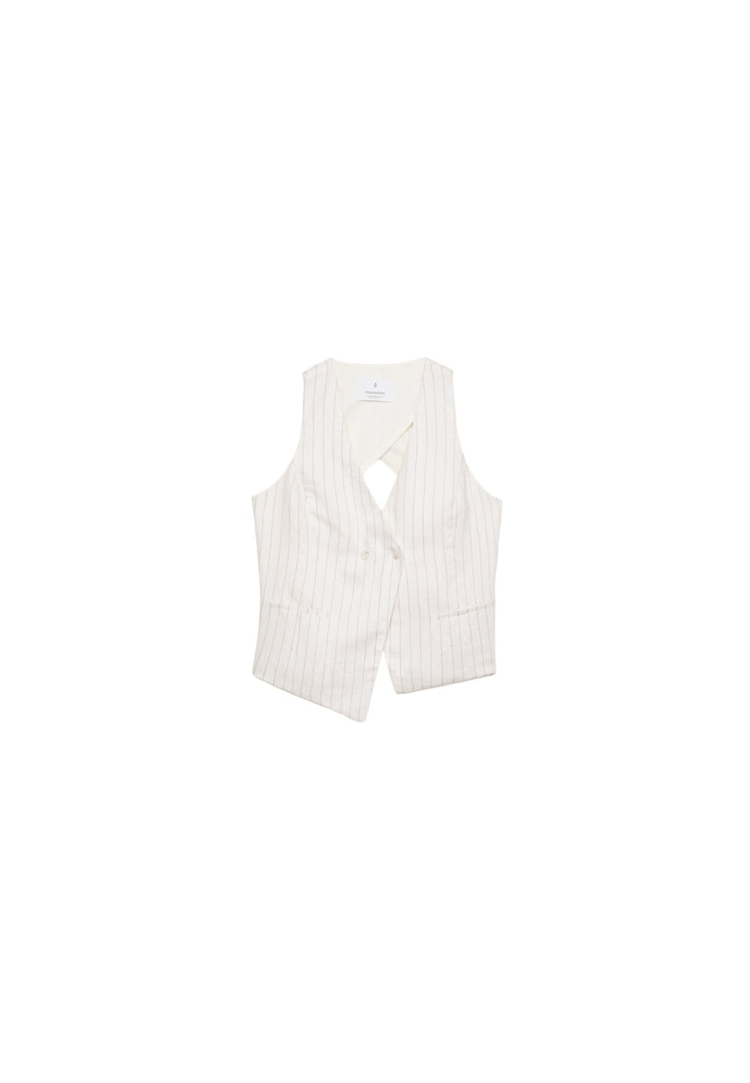 Gilet Rustique Tencel - Rayures - Tunisie1