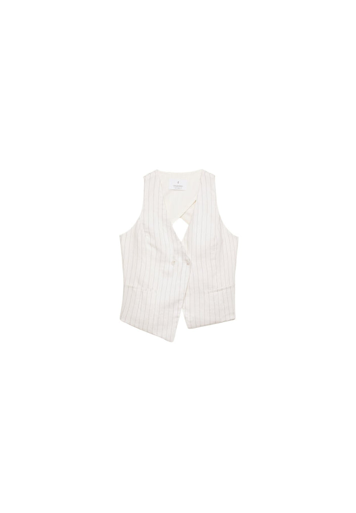 Gilet Rustique Tencel - Rayures - Tunisie1