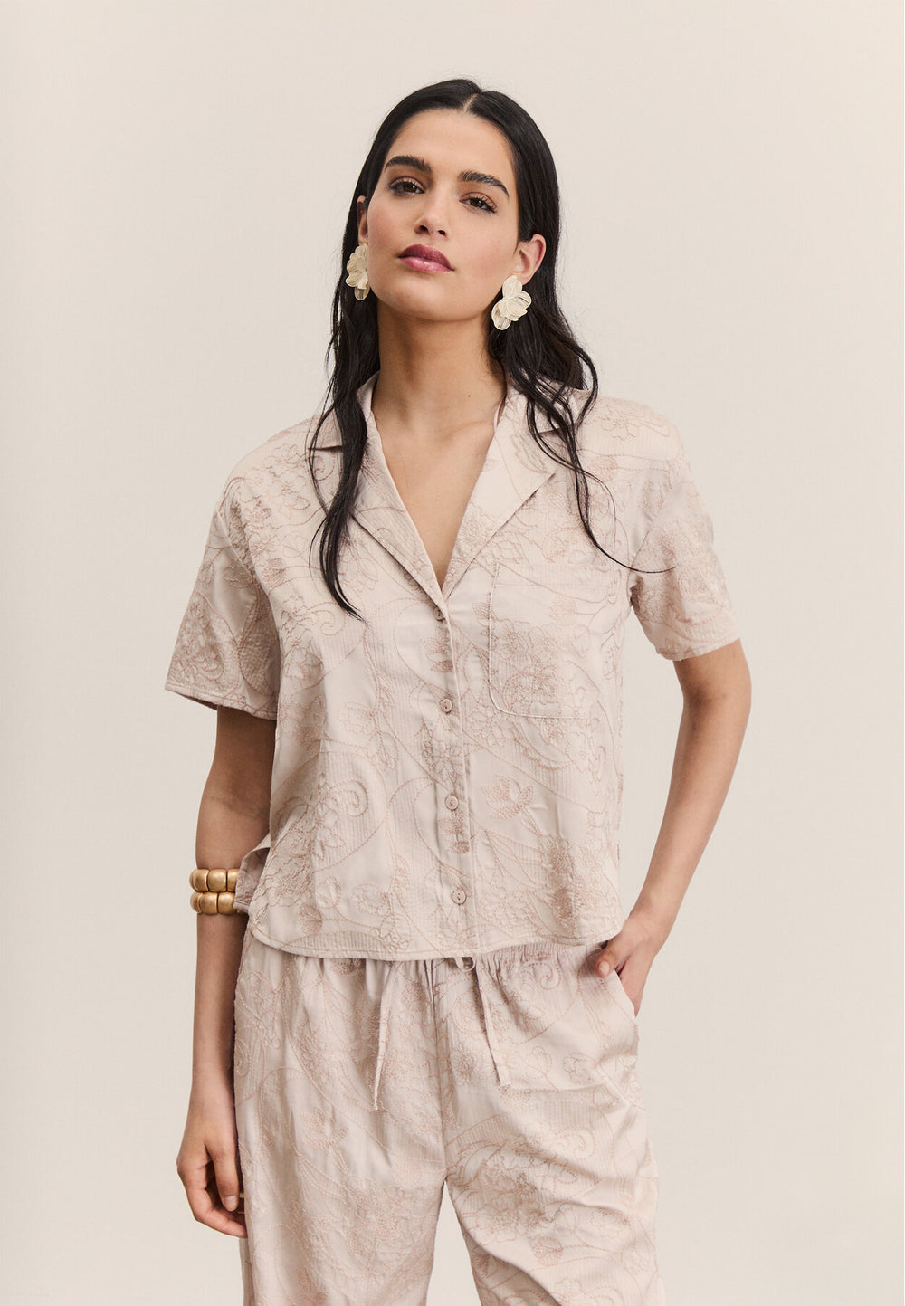 Chemise Rustique - Brodée (Ramadan) - Tunisie2