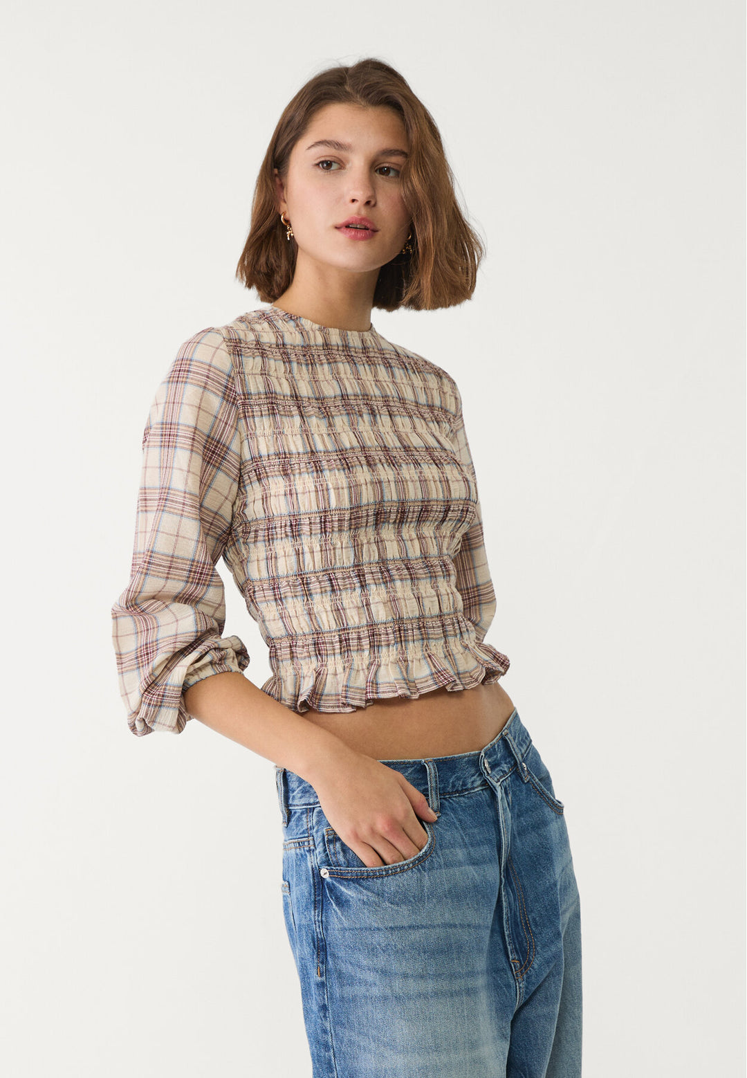 Blouse - Élastiques & Manches Longues - Tunisie2