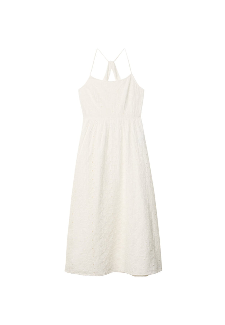 Robe Midi - Broderie Suisse - Tunisie1