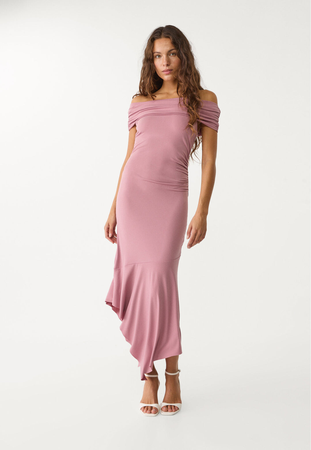 Robe Midi Bardot - Bas Asymétrique (Ramadan) - Tunisie3