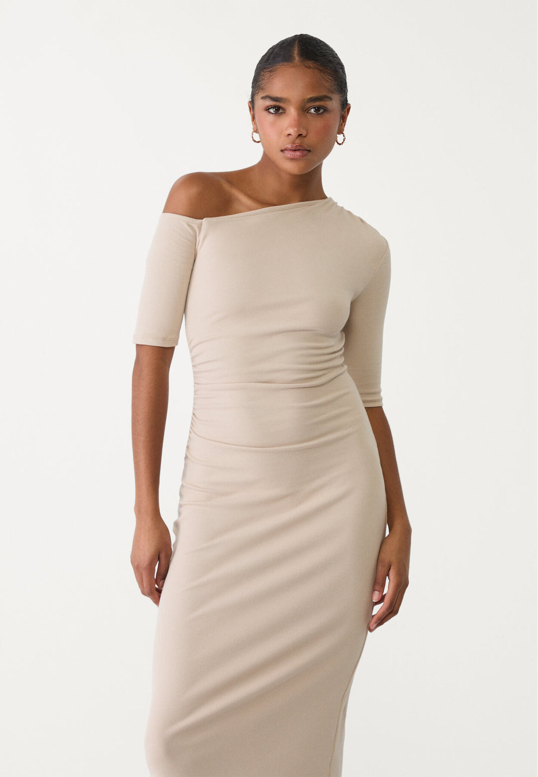 Robe Longue - Encolure Asymétrique (Arabes) - Tunisie3