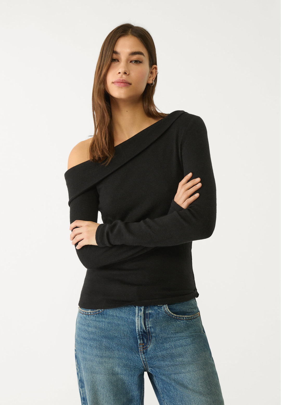 T-Shirt Regular - Asymétrique & Perchée - Tunisie2