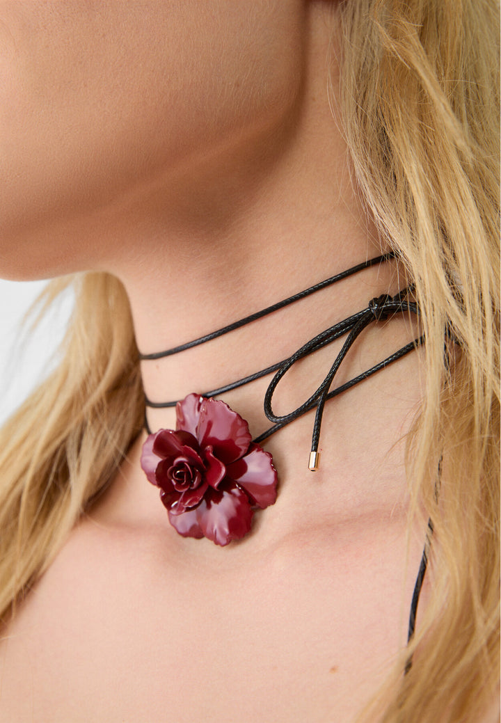 Collier - Cordon Fleur Métallique - Tunisie3