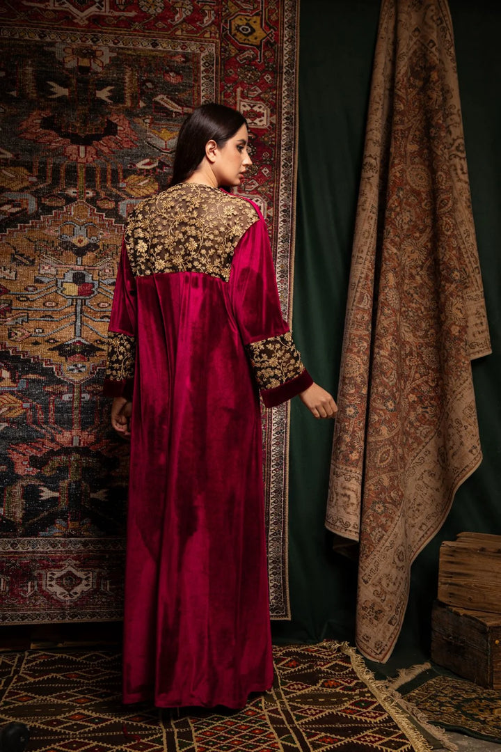 Caftan Jumana Rouge