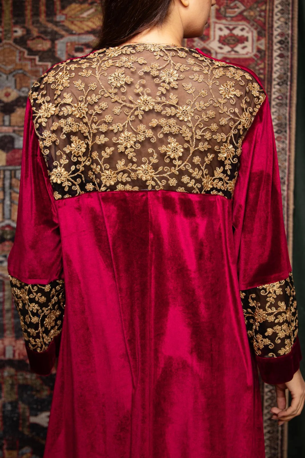 Caftan Jumana Rouge