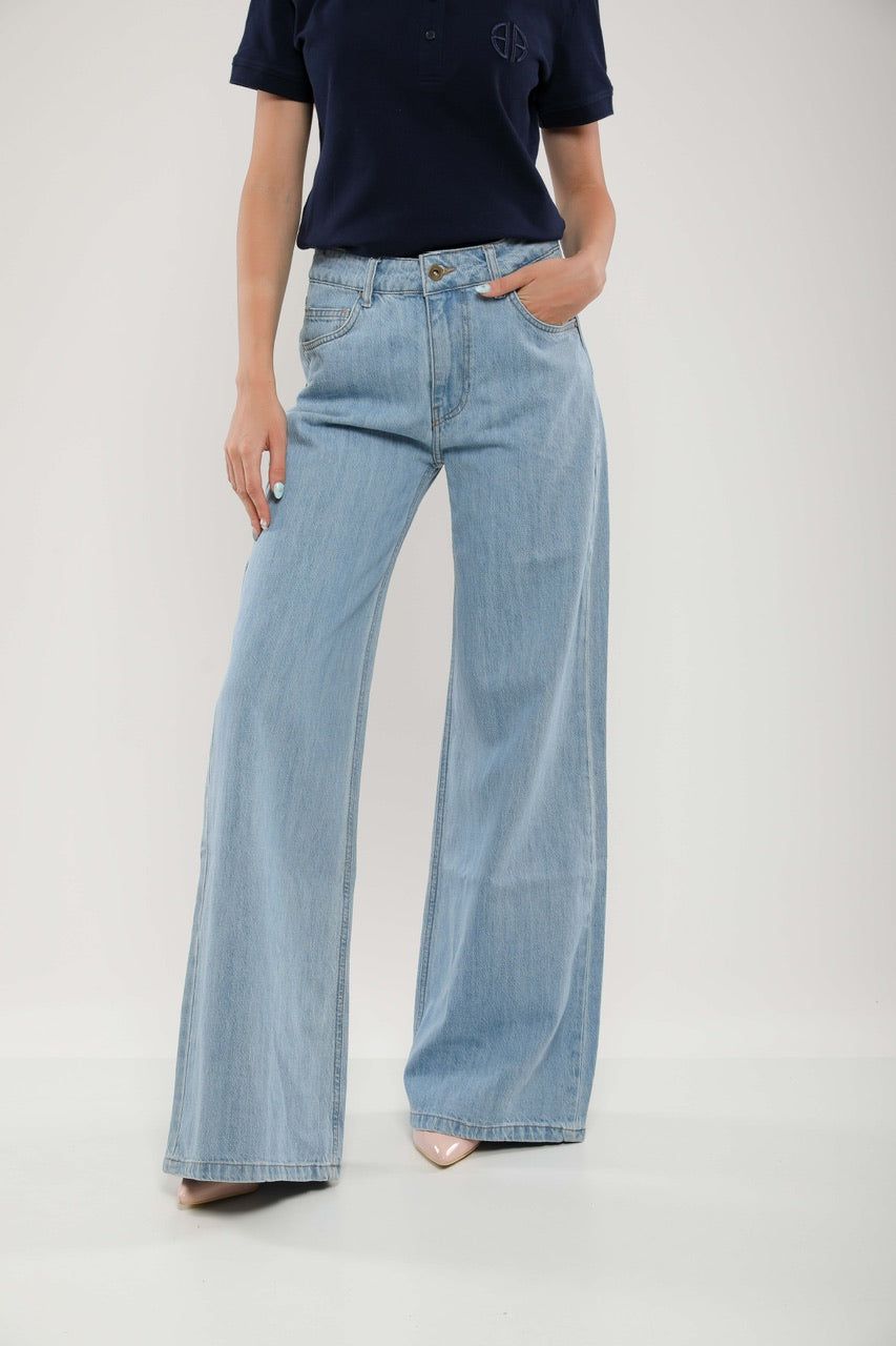 Moudda Billiorich - Pantalon Large Femme en Jean - Tunisie 1