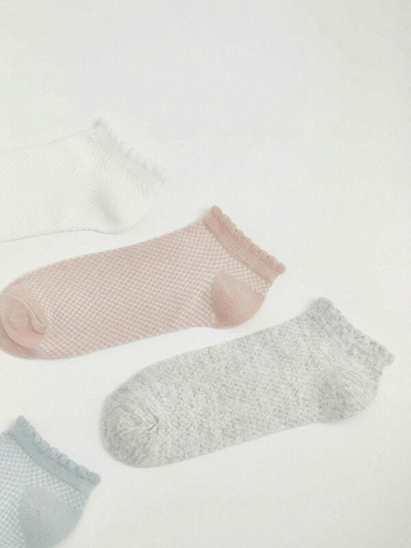 Moudda LC Waikiki - Chaussettes liner trainer (sport) pour Femme couleur Écru - Tunisie 2