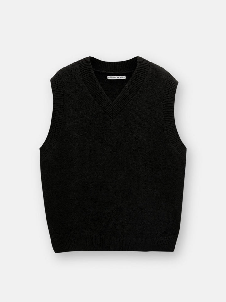 Moudda PULL & BEAR - Gilet Noir Col V - Tunisie 2