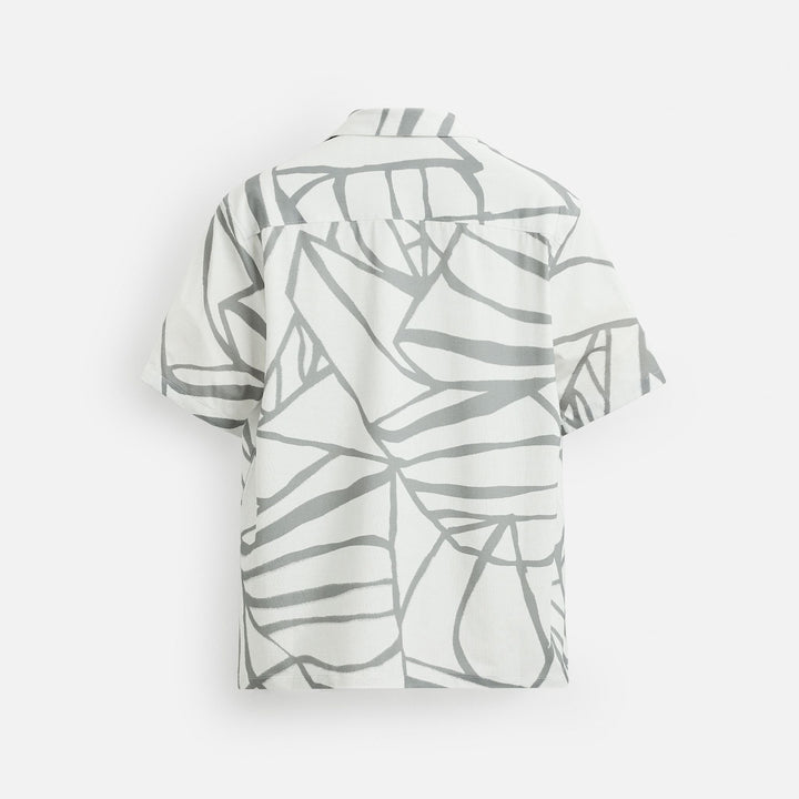 Moudda ZARA - Chemise Super Stretch - Feuille & Blanche - Tunisie 2