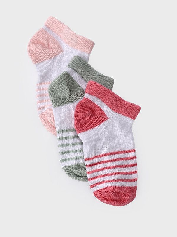 Moudda LC Waikiki - Chaussettes liner trainer (sport) pour Fille couleur Rose bébé - Tunisie 1