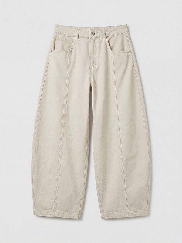 Moudda LC Waikiki - Pantalon en jean pour Femme couleur Beige clair - Tunisie 1