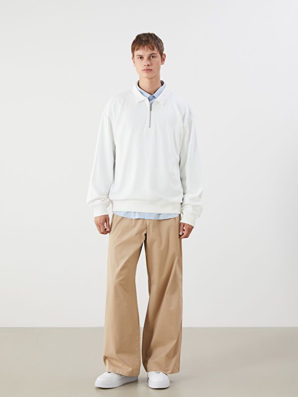 Moudda LC Waikiki - Sweatshirt en jersey Homme Ecru - Tunisie 2