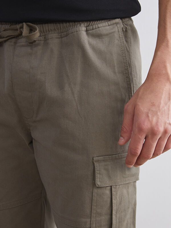 Moudda LC Waikiki - Pantalon cargo tissé Homme Brun clair - Tunisie 3