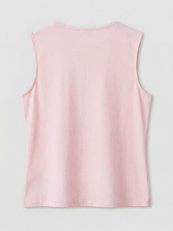 Moudda LC Waikiki - Débardeur basique en jersey pour Femme couleur Rose - Tunisie 2