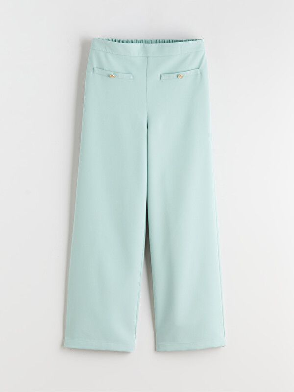 Moudda LC Waikiki - Pantalon en tissu pour Fille couleur Vert pastel - Tunisie 1