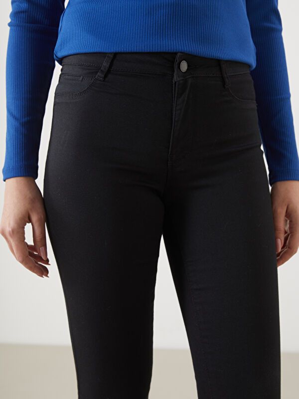 Moudda LC Waikiki - Pantalon jean tissé basique Femme Rodéo noir+m - Tunisie 3