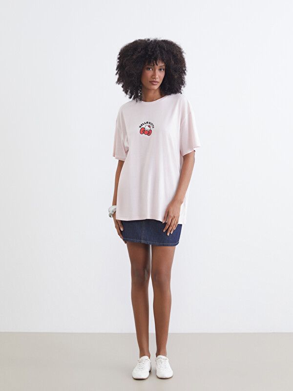 Moudda LC Waikiki - Body manches courtes en jersey - Sous licence pour Femme couleur Rose clair - Tunisie 2