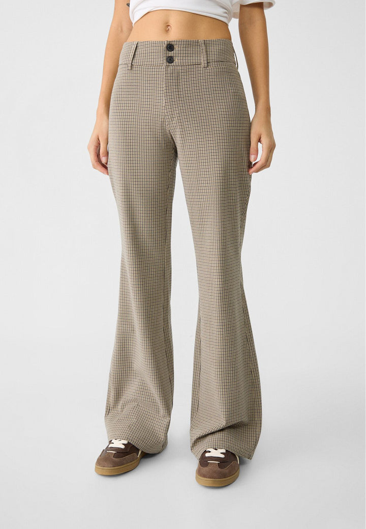 Moudda STRADIVARIUS - Pantalon Flare de Ville Vert Olive - Tunisie 3