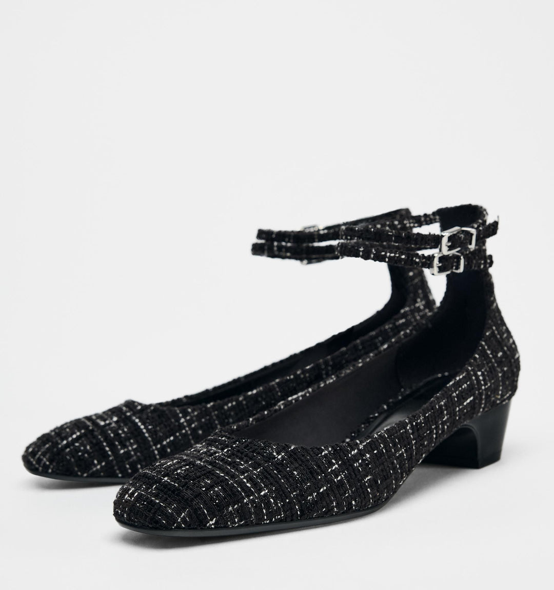 Moudda ZARA - Chaussures talon moyen tweed - Tunisie 3