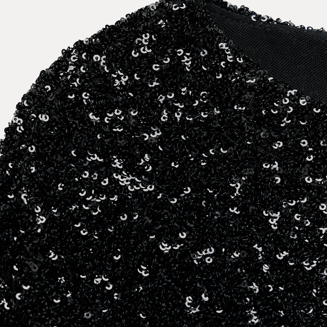 Moudda ZARA - Haut court manches longues pailleté - Tunisie 3