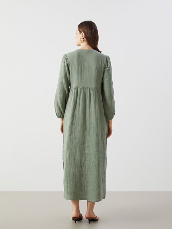 Moudda LC Waikiki - Robe tissée à manches longues pour Femmes - Tunisie 4