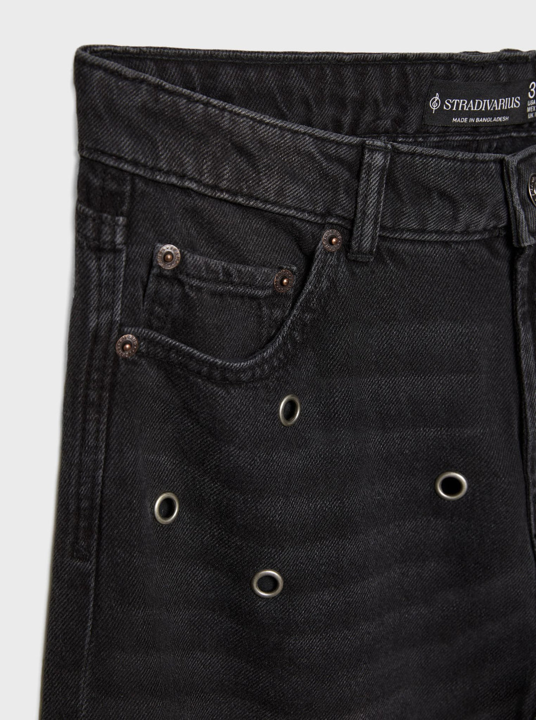 Moudda STRADIVARIUS - Jean Straight Bas avec Œillets - Tunisie 1