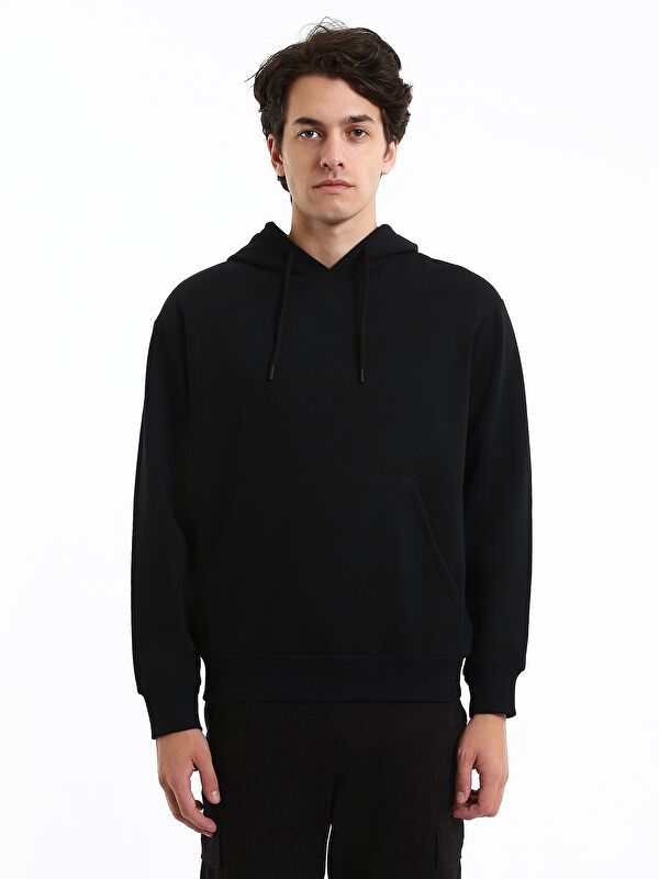 Moudda LC Waikiki - Sweatshirt en jersey Homme Noir - Tunisie 1