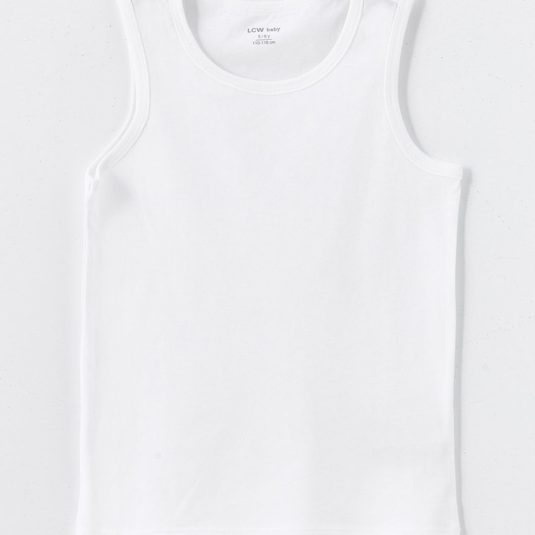 Moudda LC Waikiki - Débardeur en jersey Garçon Imprimé écru - Tunisie 4