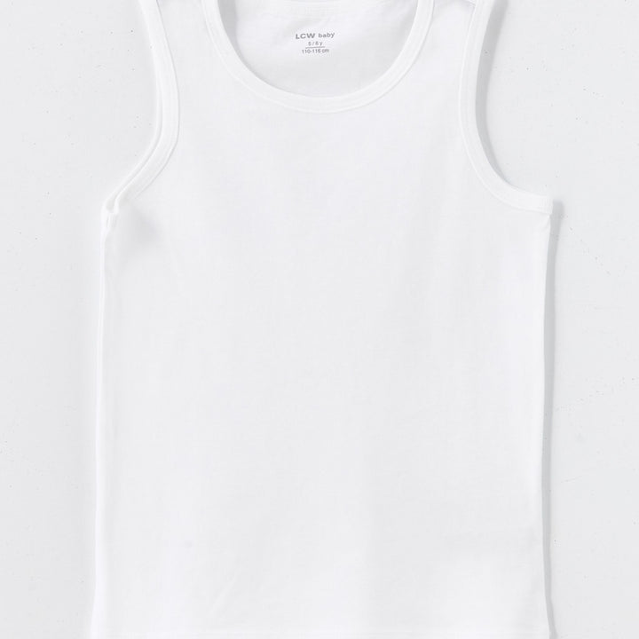 Moudda LC Waikiki - Débardeur en jersey Garçon Imprimé écru - Tunisie 4