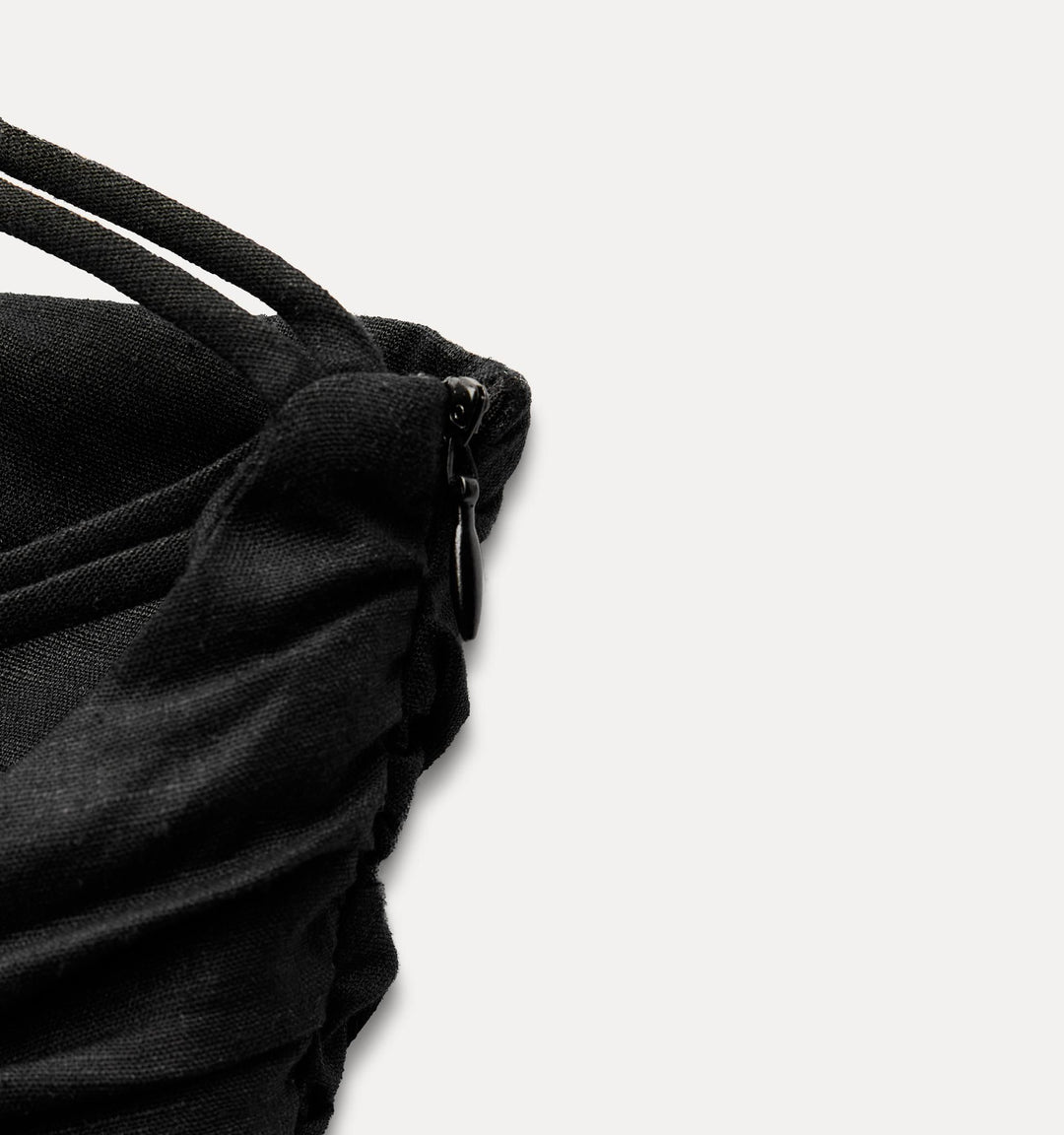 Moudda ZARA - Robe mi-longue en lin asymétrique drapée - Tunisie 4