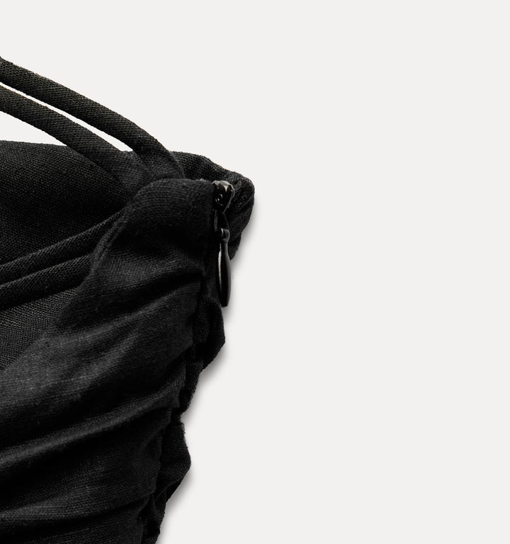Moudda ZARA - Robe mi-longue en lin asymétrique drapée - Tunisie 4