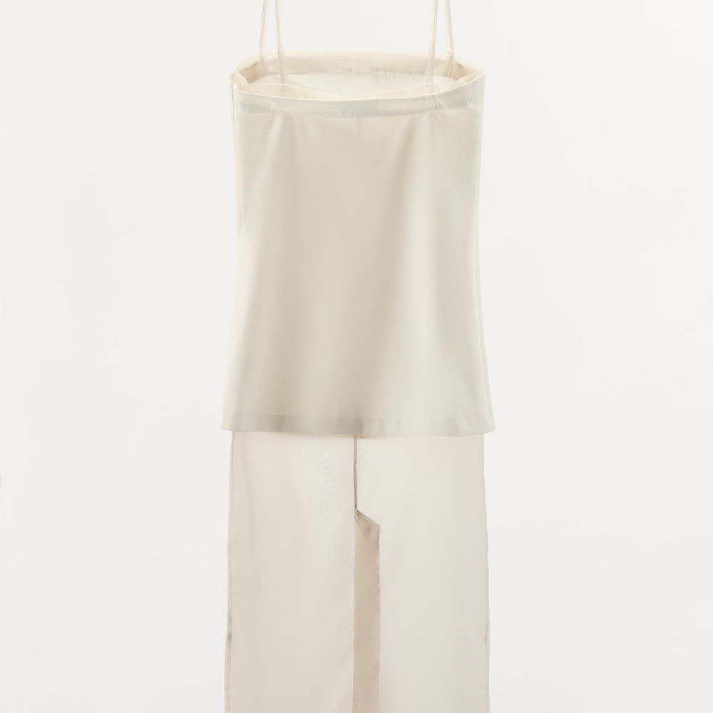 Moudda ZARA - Robe Midi Laine Froide - Bretelles & Organza - Tunisie 2