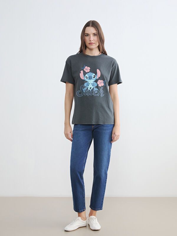 Moudda LC Waikiki - Body maternité imprimé en jersey manches courtes pour Femme - Tunisie 2