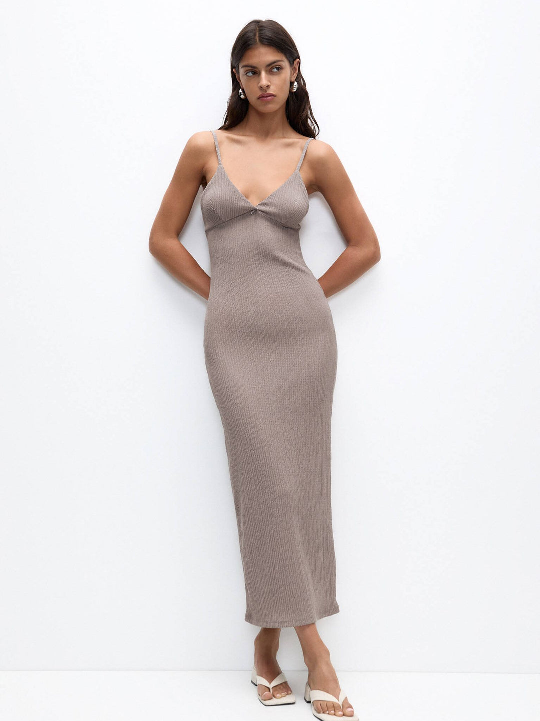 Moudda PULL & BEAR - Robe Midi Bambula Bretelles - Tunisie 7