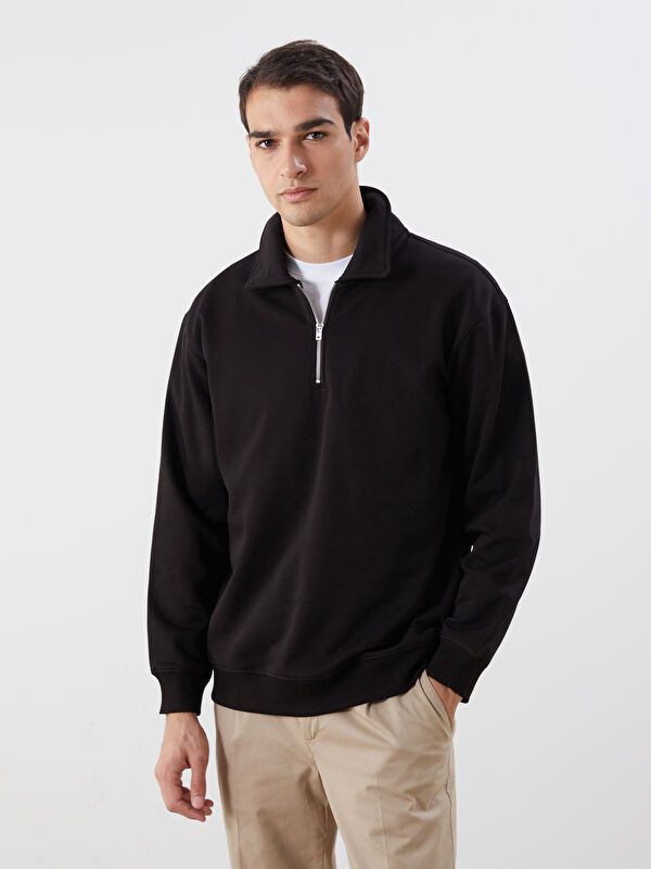 Moudda LC Waikiki - Sweatshirt en jersey Homme Brun foncé - Tunisie 1