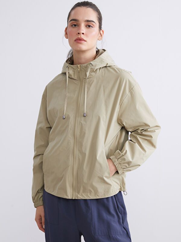 Moudda LC Waikiki - Imperméable Femme Kaki clair - Tunisie 1