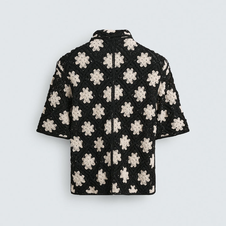Moudda ZARA - Chemise Crochet - Fleurs B&E (Coucher de Soleil Yacht) - Tunisie 2