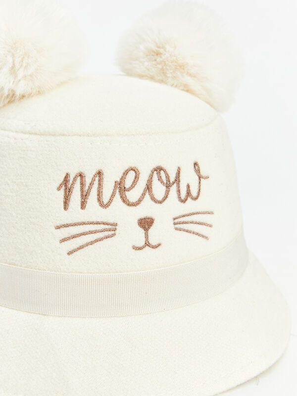 Moudda LC Waikiki - Casquettes et chapeaux tissés Fille Ecru - Tunisie 3