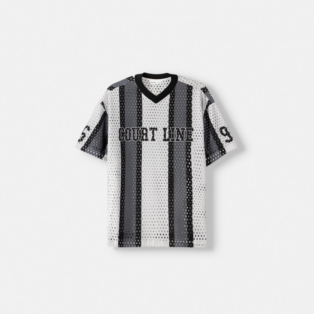 Moudda BERSHKA - Maillot de Basket Oversize Rayé Sublimé - Tunisie 2