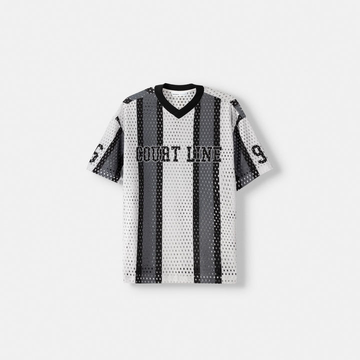 Moudda BERSHKA - Maillot de Basket Oversize Rayé Sublimé - Tunisie 2