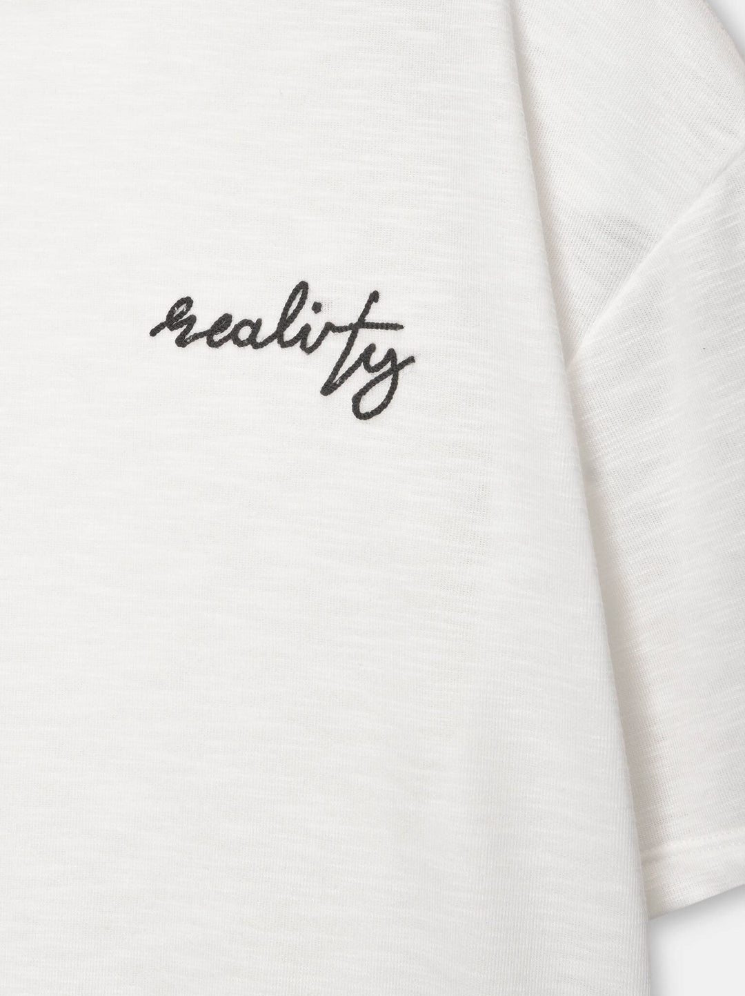 Moudda PULL & BEAR - T-Shirt Demi-Manches Qualité Rustique Parole Brodé - Tunisie 3