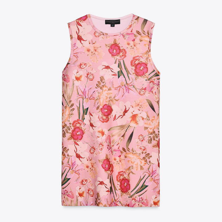 Moudda ZARA - Robe Courte - Col Caja, Manches Courtes & Imprimé Floral - Tunisie 1