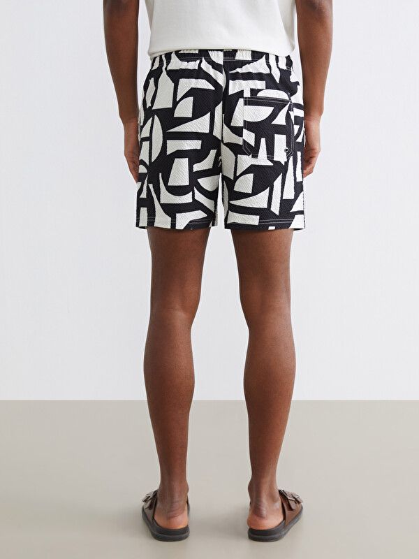 Moudda LC Waikiki - Maillot de bain pour Homme couleur Noir imprimé - Tunisie 4
