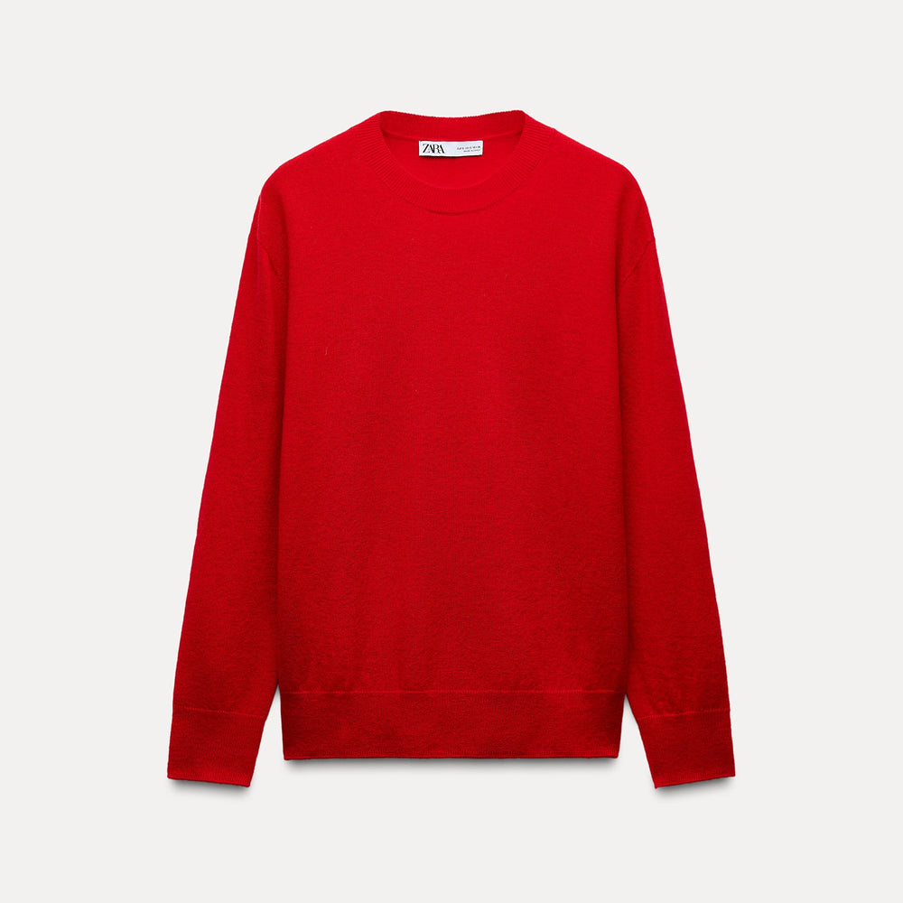 Moudda ZARA - Pull col droit 100% laine extra-douce seamless RWS - Tunisie 2