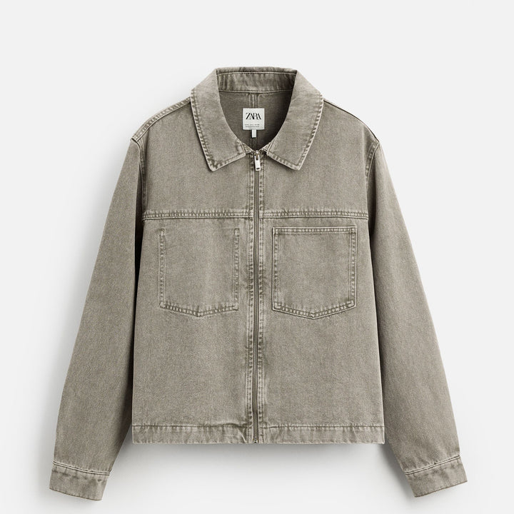 Moudda ZARA - Veste Denim - Fermeture Éclair - Tunisie 1
