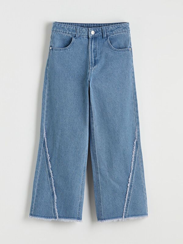 Moudda LC Waikiki - Pantalon en jean pour Fille couleur Bleu délavé à l'acide - Tunisie 1